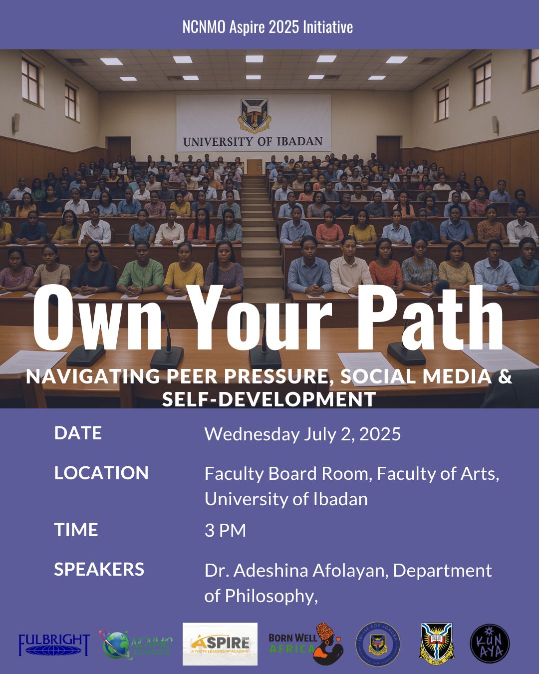 “Own Your Path” Lecture